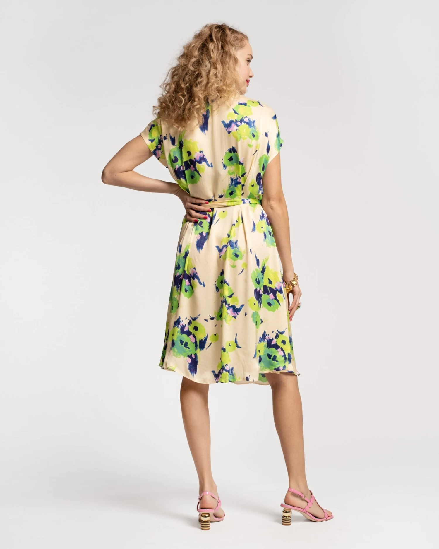 Anna Slope Arm Dress Tuileries Oyster Green 7 Anna Slope Arm Dress Tuileries Oyster Green - Image 5