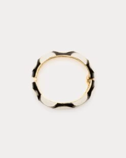 Enamel Large Polka Dot Bangle