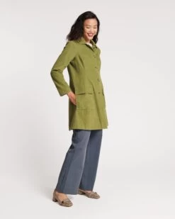 Barn Jacket Mini Wale Corduroy Moss Green -Clothing Store BARN GREEN 02