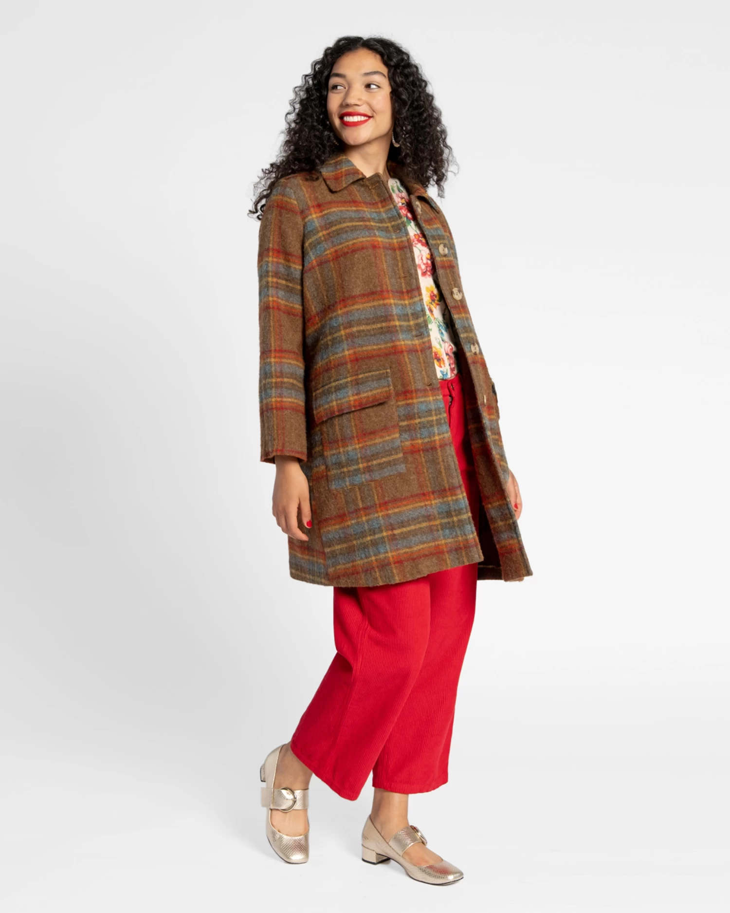 Wool Barn Jacket Andrews Plaid 4 Wool Barn Jacket Andrews Plaid - Image 2