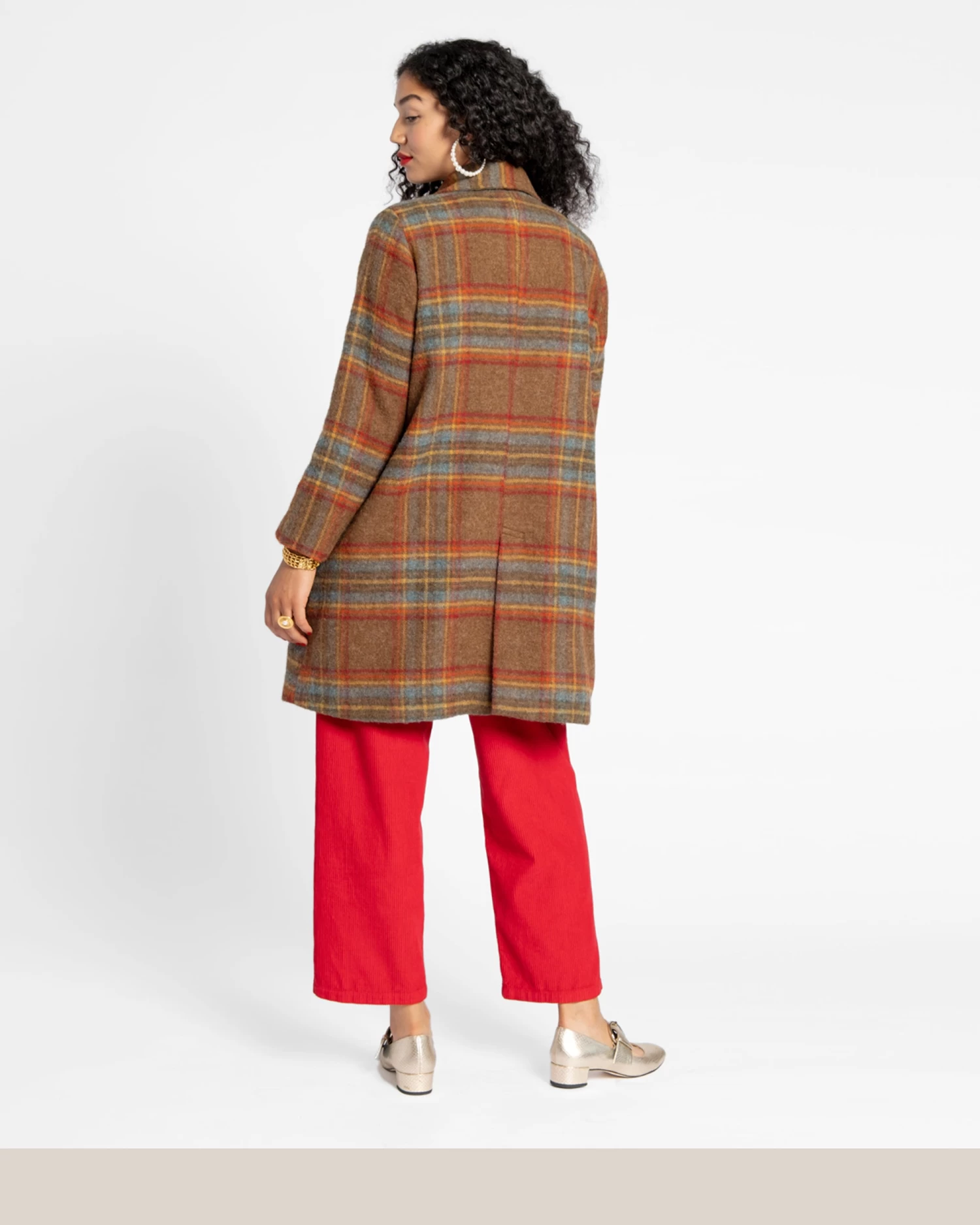 Wool Barn Jacket Andrews Plaid 5 Wool Barn Jacket Andrews Plaid - Image 3