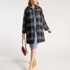 Wool Barn Jacket Stonegate Plaid -Clothing Store BARN STONEGATE 01
