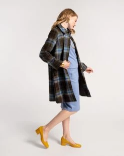 Wool Barn Jacket Stonegate Plaid -Clothing Store BARN STONEGATE 02