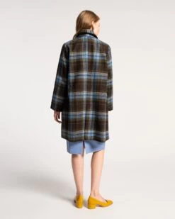 Wool Barn Jacket Stonegate Plaid -Clothing Store BARN STONEGATE 03