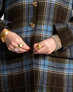 Wool Barn Jacket Stonegate Plaid -Clothing Store BARN STONEGATE 04