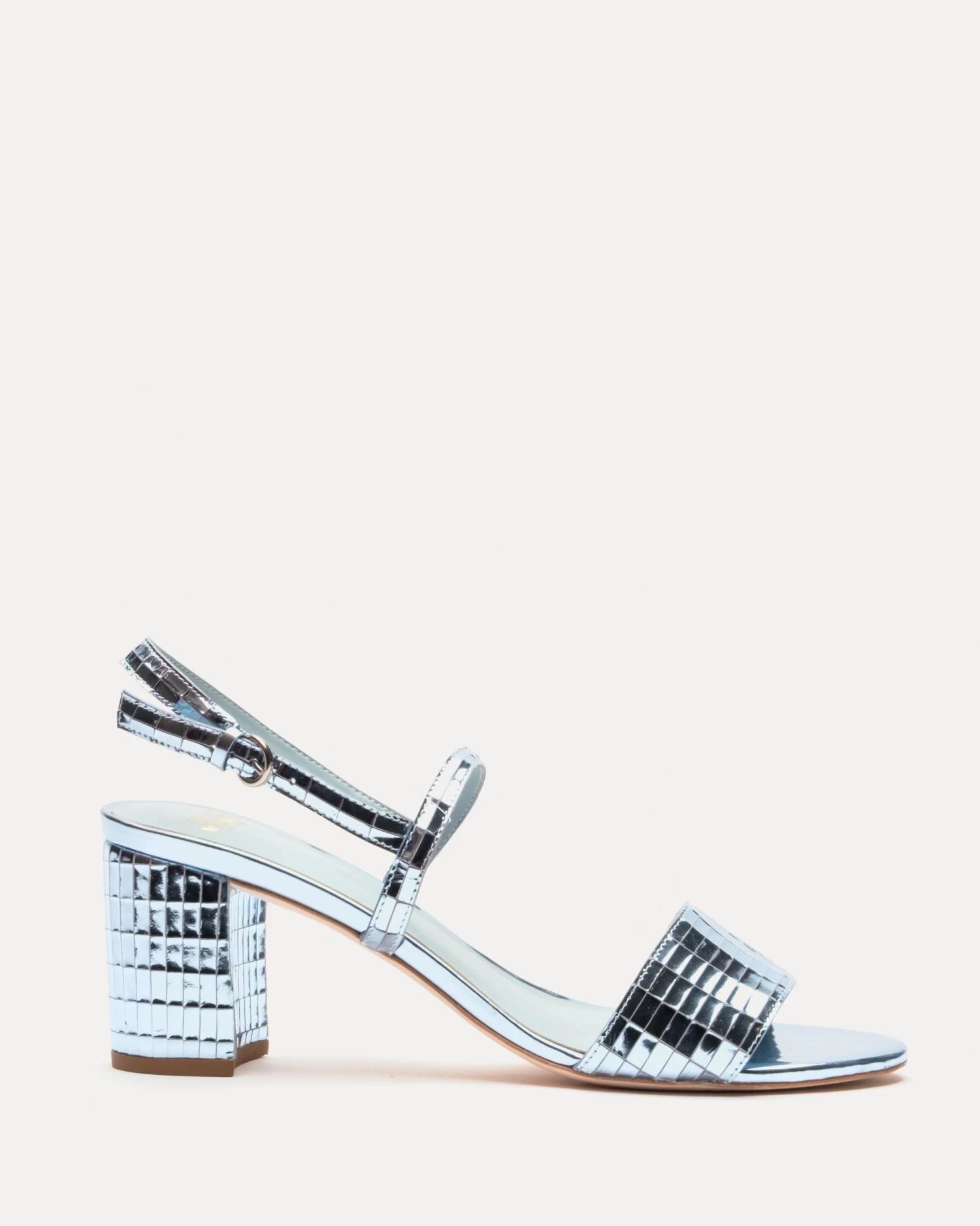 Bettina Sandal Disco Leather Celeste 3 Bettina Sandal Disco Leather Celeste