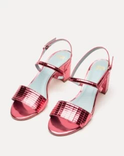 Bettina Sandal Disco Leather Rose -Clothing Store BETTINADL ROSE 04