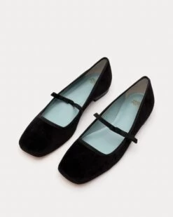 Jude Mary Jane Velvet Black -Clothing Store BRITTAV BLACK 04