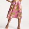 Barbara Midi Skirt African Daisy Print