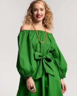 Bliss Midi Dress Green 10 Bliss Midi Dress Green -Clothing Store Bliss Midi Green 06