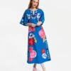 Delightful Caftan Peony Garden Blue Multi -Clothing Store CAFTAN PEONYGARDEN blue 01 8edfe44d b515 4f6d b67b be9071828907