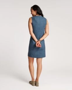 Callista Wool Twist Dress Light Blue -Clothing Store CALLISTA DRESS 03