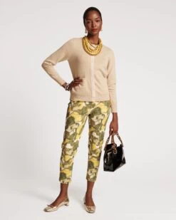 Helen Wool Cardigan Gold -Clothing Store CARDI SPARKLE 01