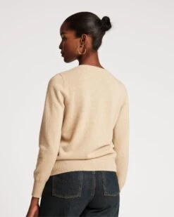 Helen Wool Cardigan Gold -Clothing Store CARDI SPARKLE 05