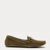 Charlie Loafer Suede Olive 2 Charlie Loafer Suede Olive -Clothing Store CHARIESU OLIVE 01