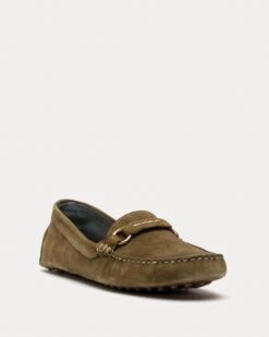 Charlie Loafer Suede Olive -Clothing Store CHARIESU OLIVE 02