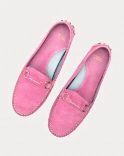 Charlie Loafer Suede Pink -Clothing Store CHARIESU PINK 04