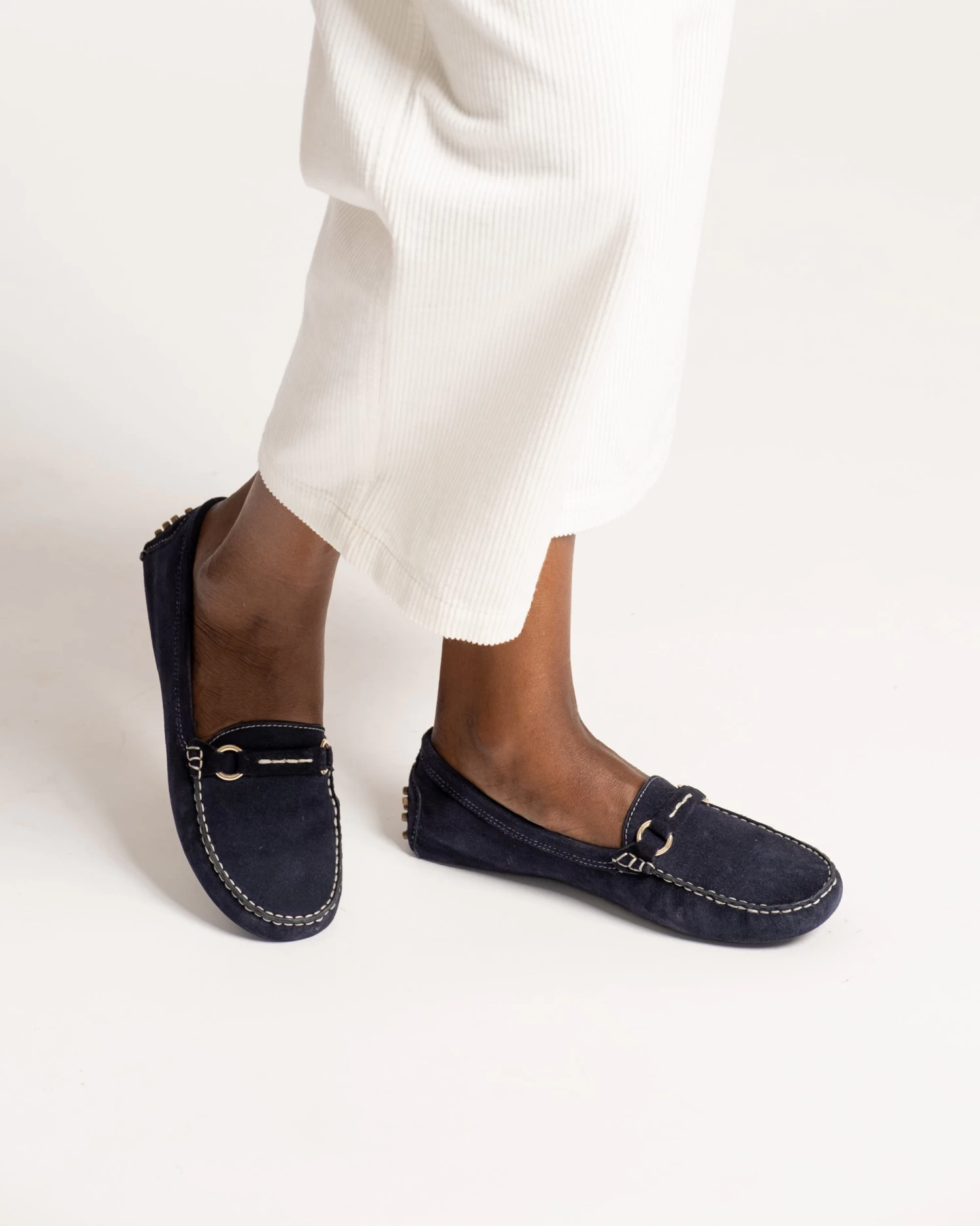 Charlie Loafer Suede Navy 4 Charlie Loafer Suede Navy - Image 2