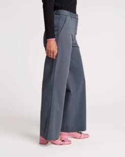 Charlotte Pant Cotton Navy 10 Charlotte Pant Cotton Navy -Clothing Store CHARLOTTE BLUE 03