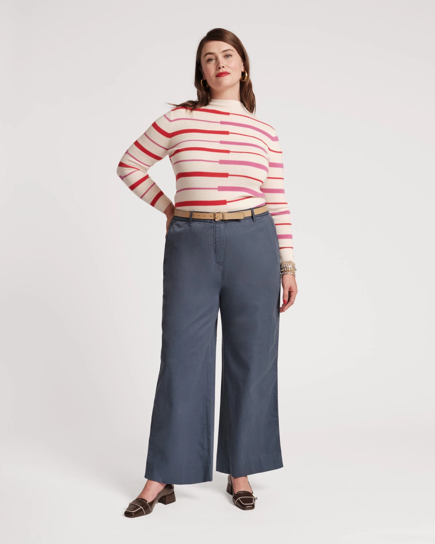 Charlotte Pant Cotton Navy 4 Charlotte Pant Cotton Navy - Image 2