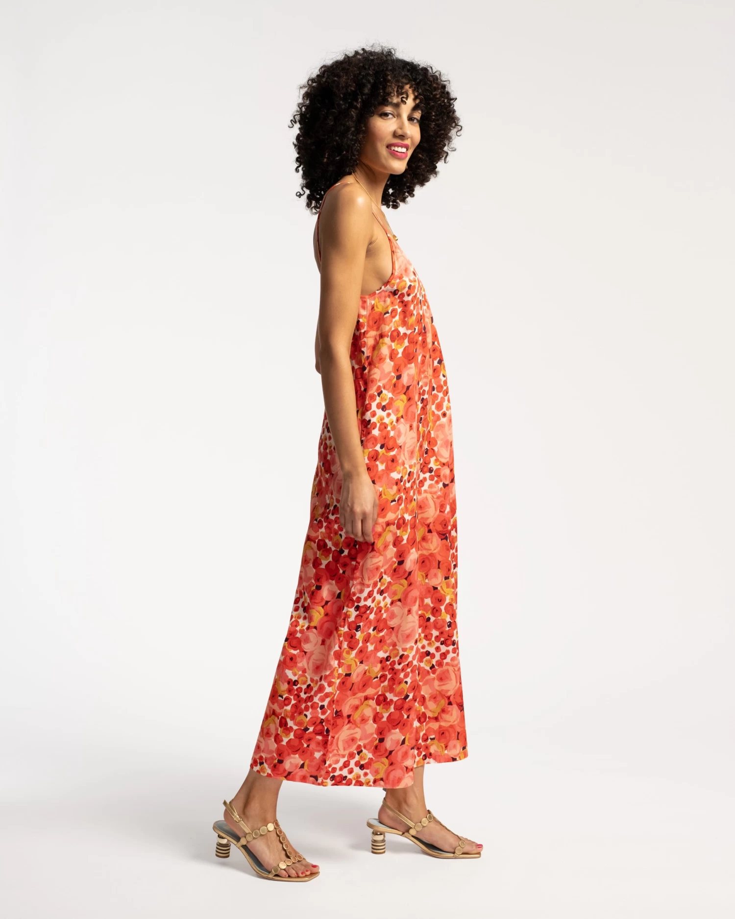 Cheree Jumpsuit Rose Bud Red Pink 4 Cheree Jumpsuit Rose Bud Red Pink - Image 2