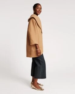 Cocoon Wool Coat Camel -Clothing Store COCOON CAMEL 03