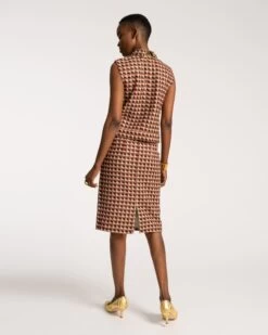 Colette Top Basketweave Plaid Wool 9 Colette Top Basketweave Plaid Wool -Clothing Store COLETTE BASKETWEAVE 04