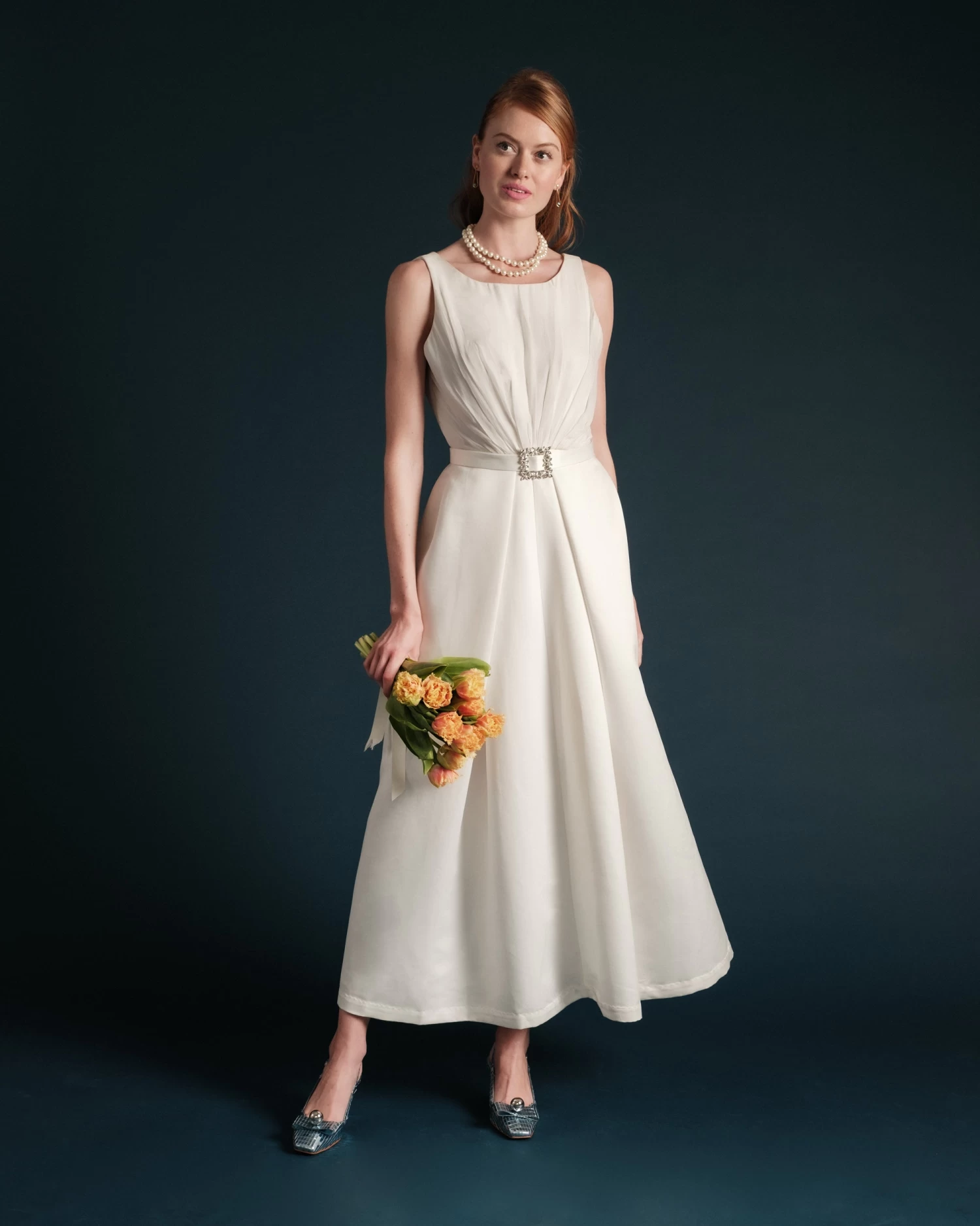 Chrysanthemum Maxi Dress Oyster 3 Chrysanthemum Maxi Dress Oyster