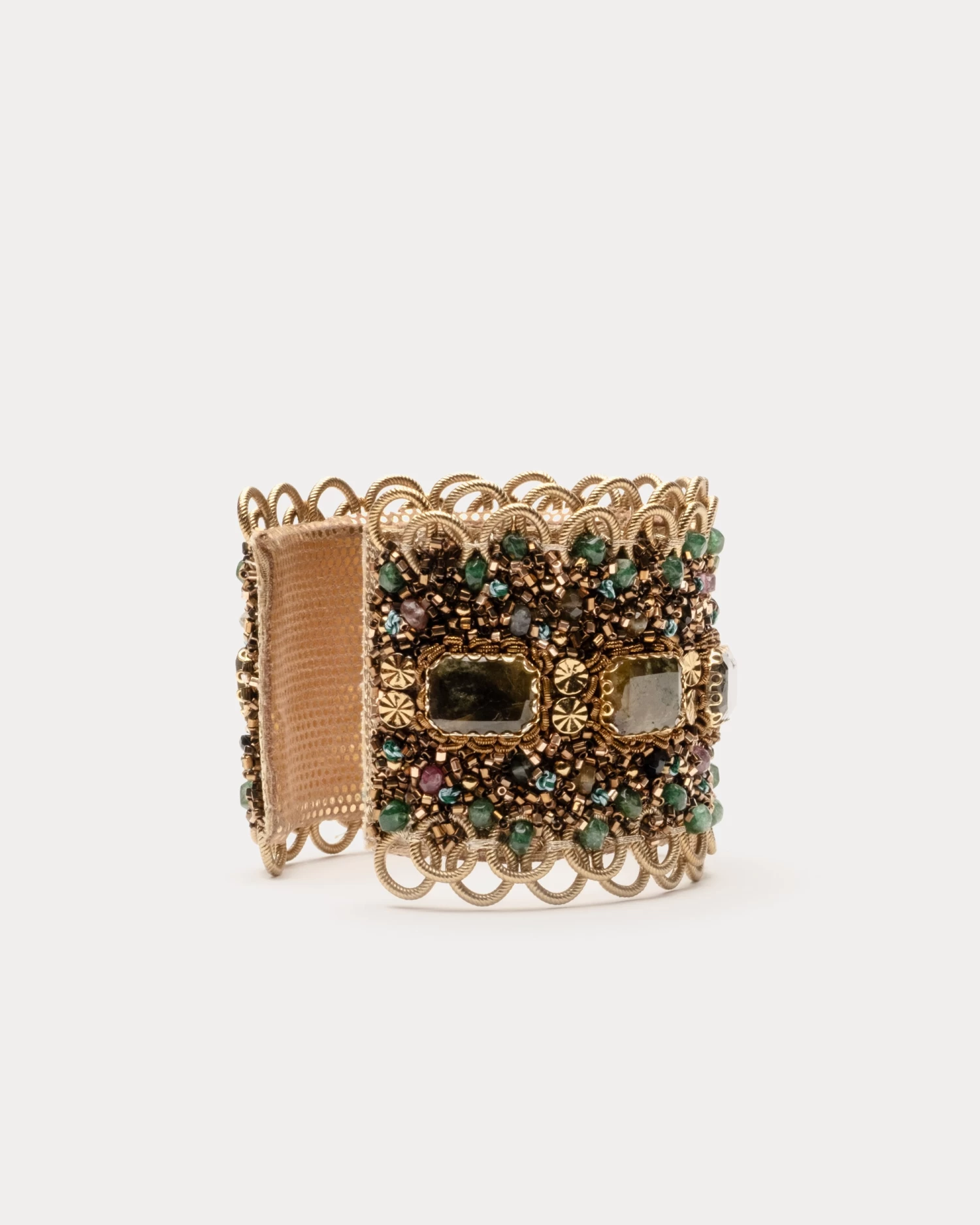 Steele Cuff Gold Green Black 5 Steele Cuff Gold Green Black - Image 3