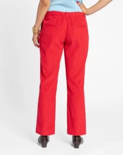 Chloe Corduroy Pant Red -Clothing Store Chloe red 04