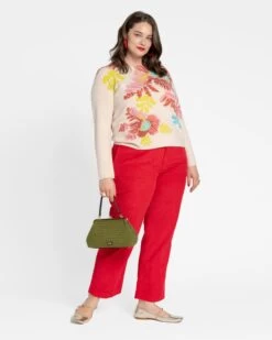 Chloe Corduroy Pant Red -Clothing Store Chloe red 06