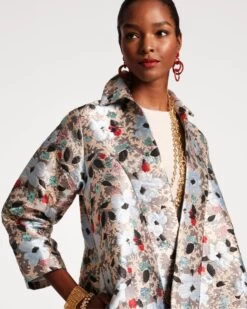 Cornelia Swing Jacket Poppy Party 11 Cornelia Swing Jacket Poppy Party -Clothing Store Coat 05