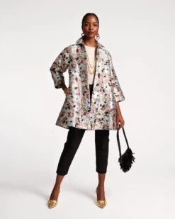 Cornelia Swing Jacket Poppy Party 13 Cornelia Swing Jacket Poppy Party -Clothing Store Coat 11