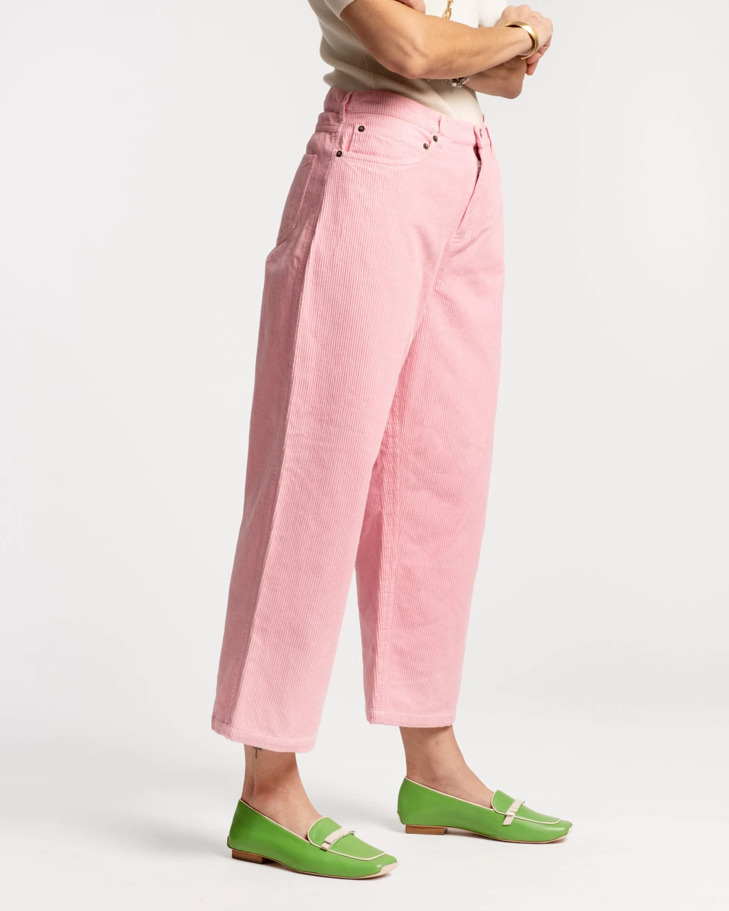 Jane Corduroy Pant Pink 5 Jane Corduroy Pant Pink - Image 3
