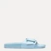 Daisy Slide Vegan Leather Light Blue -Clothing Store DAISYVL LTBLUE 01