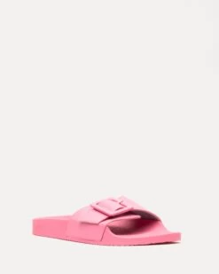 Daisy Slide Vegan Leather Pink -Clothing Store DAISYVL PINK 02