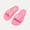 Daisy Slide Vegan Leather Pink