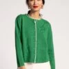 Darling Cardigan Merino Green 2 Darling Cardigan Merino Green -Clothing Store DARLING GREEN 07