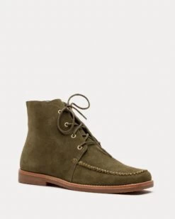 Davis Boot Suede Olive -Clothing Store DAVISSU OLIVE 02