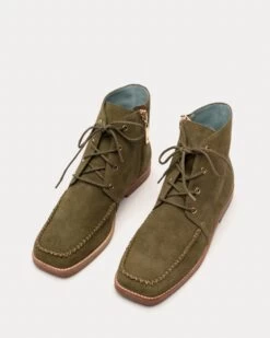 Davis Boot Suede Olive -Clothing Store DAVISSU OLIVE 04