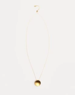 Sol Statement Pendant Necklace Gold