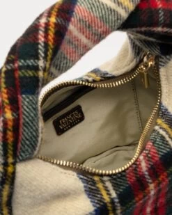 Cece Small Hobo Wool Christmas Plaid -Clothing Store DSCF0027