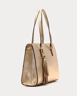 Sami Tote Tumbled Leather Platino -Clothing Store DSCF0127