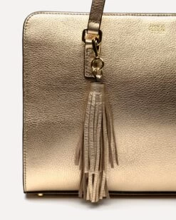 Sami Tote Tumbled Leather Platino -Clothing Store DSCF0134