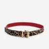 Reversible Cheeta Haircalf Nappa Leather Belt Red 1 Reversible Cheeta Haircalf Nappa Leather Belt Red -Clothing Store DSCF0357