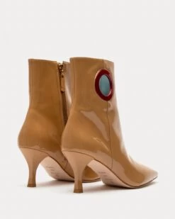 ZsaZsa Boot Soft Patent Camel Red -Clothing Store DSCF0838