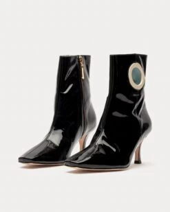 ZsaZsa Boot Soft Patent Black Oyster 11 ZsaZsa Boot Soft Patent Black Oyster -Clothing Store DSCF0844