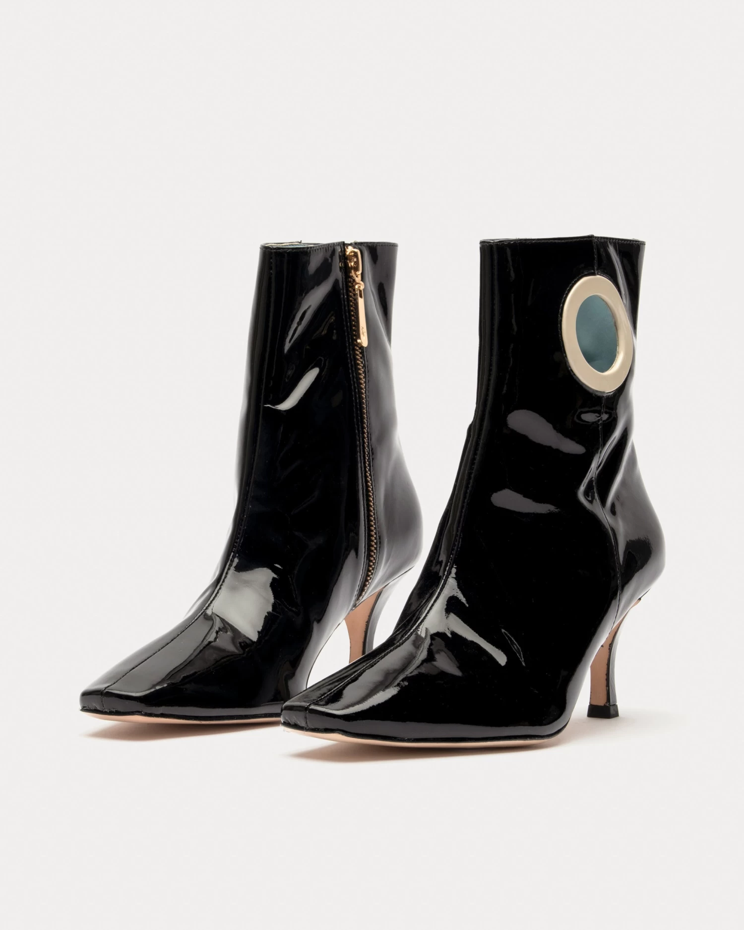 ZsaZsa Boot Soft Patent Black Oyster 7 ZsaZsa Boot Soft Patent Black Oyster - Image 5