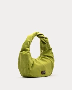 Cece Small Hobo Velvet Green -Clothing Store DSCF1436