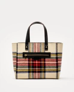 Henry Tote Wool Christmas Plaid